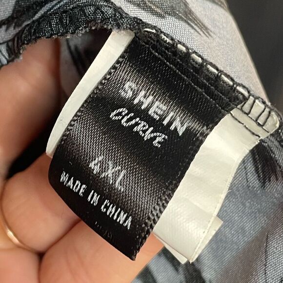 5 for $25🔥Shein Curve Animal Print T-Shirt Dress 4XL - Picture 3 of 6